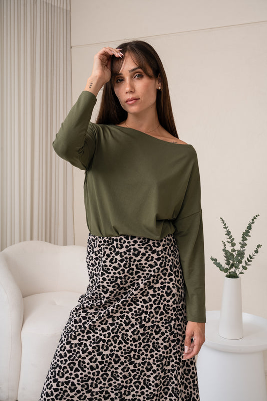 Polo ojal manga larga