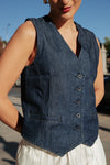 Chaleco Denim Carolina