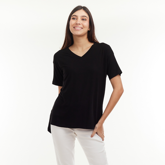 Polo Manga Corta Cuello V