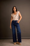 Jean wide leg Azul