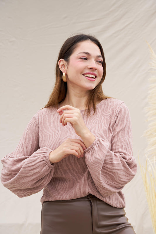 Chompa Malva Recogida