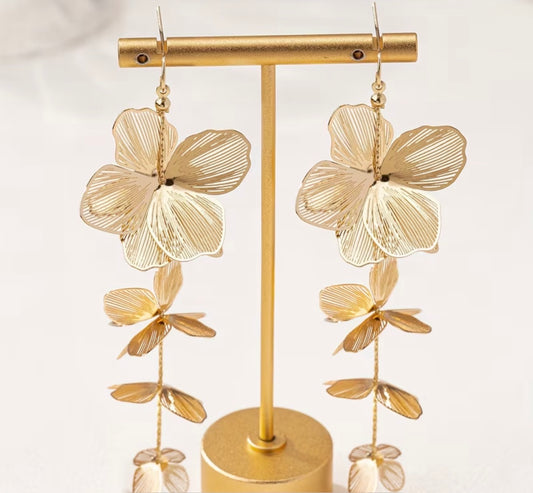 Arete Flor Colgante