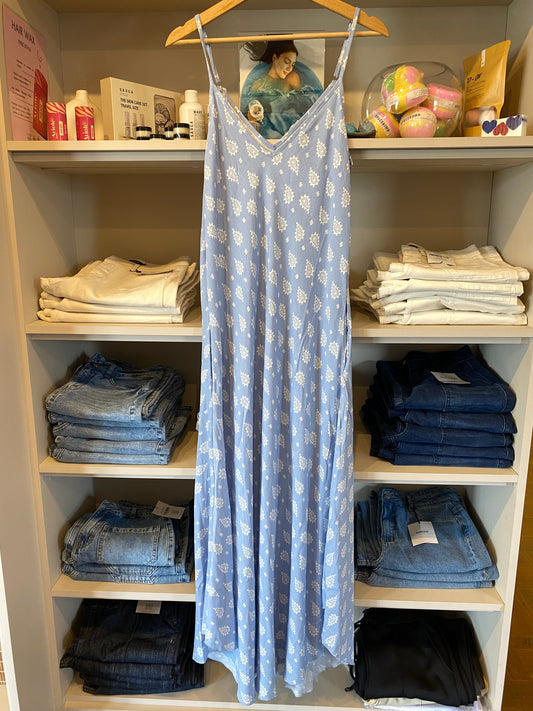 Vestido Sofia Caiguas Celeste