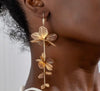 Arete Flor Colgante