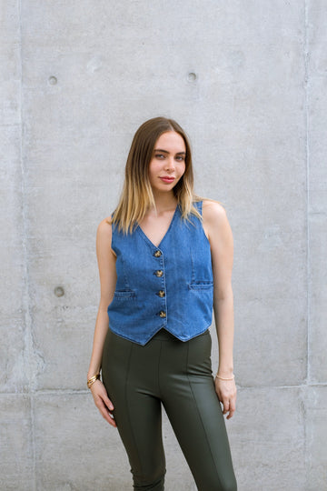 Chaleco Denim