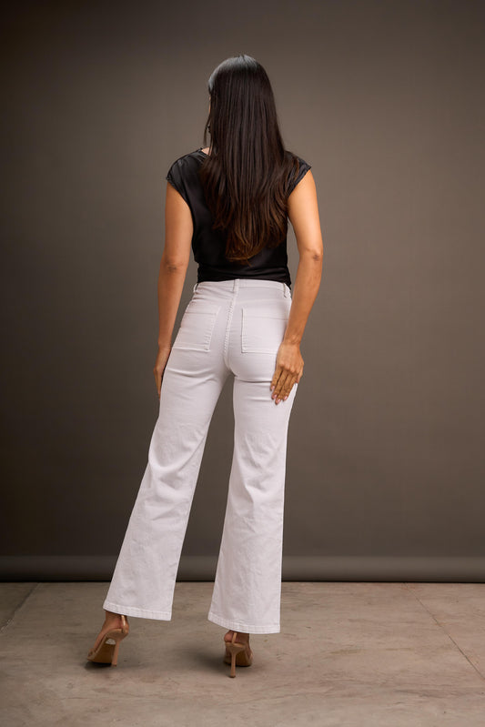 Pantalón Bull Denim Hueso