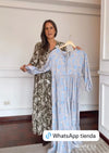 Vestido Tiempos Caiguas Celeste