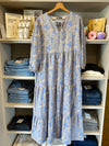 Vestido Tiempos Caiguas Celeste
