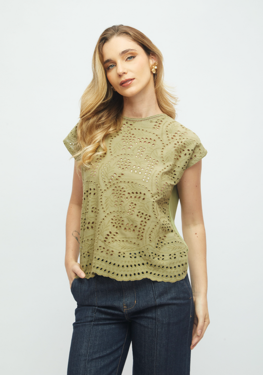 Blusa Zarella Broderie