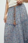 Falda Boho Azul
