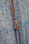 Falda Boho Azul
