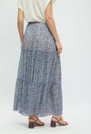 Falda Boho Azul