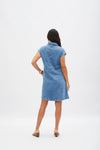 Vestido Denim Cortes