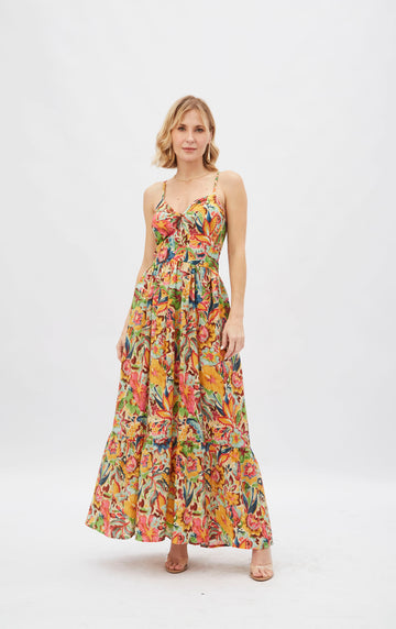 Vestido Málaga Melón