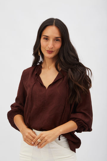 Blusa Caiguas Color Entero