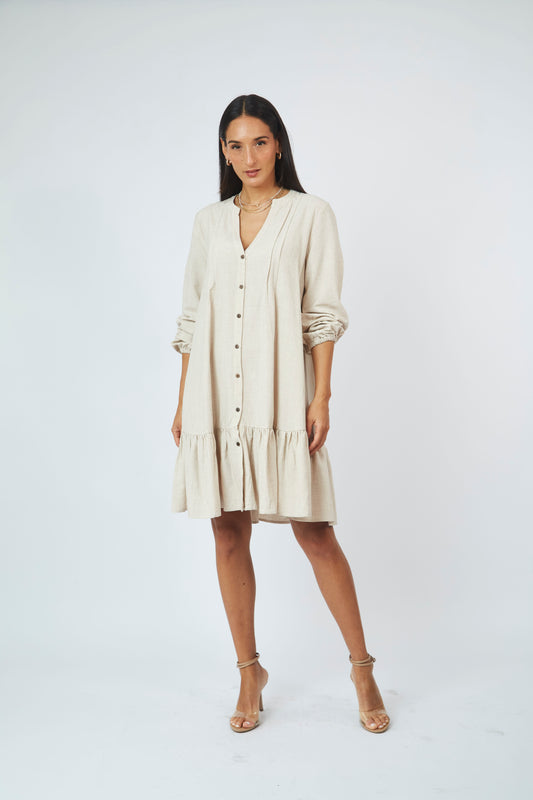 Vestido Zarella Lino