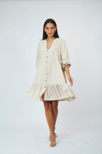 Vestido Zarella Lino