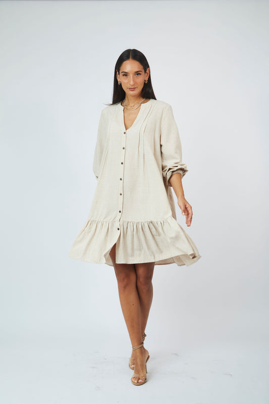 Vestido Zarella Lino