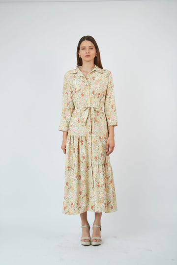 Vestido Princesa Manga Larga