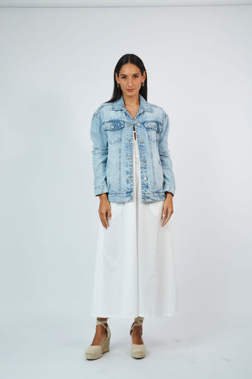 Casaca Denim Brillos