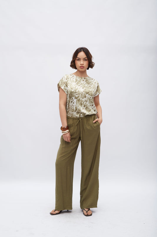 Blusa Seda Animal Print