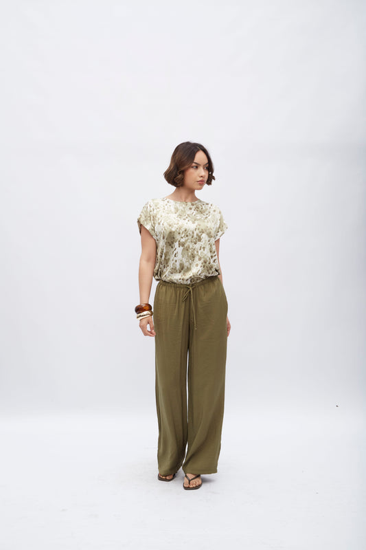 Blusa Seda Animal Print