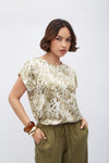 Blusa Seda Animal Print