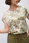 Blusa Seda Animal Print