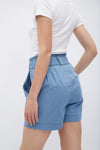 Short Tencel Celeste