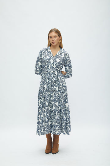 Vestido Princesa Caiguas Azules