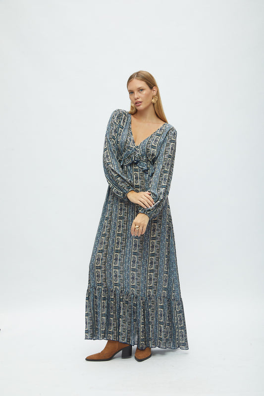 Vestido Retiro Caiguas Azules