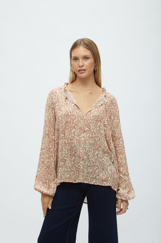 Blusa Caiguas Ocre