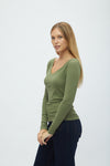 Polo Cuello V Skinny