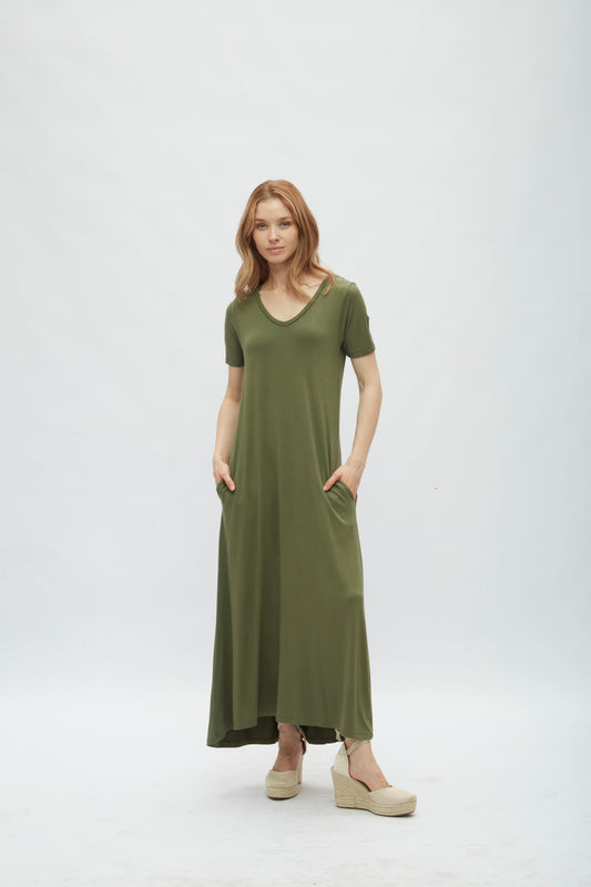 Vestido Maxi Bolsillos