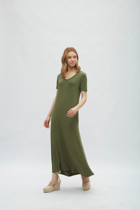 Vestido Maxi Bolsillos