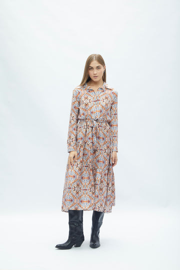 Vestido Princesa Ocre