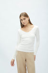 Polo Cuello V Skinny