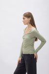 Polo Cuello V Skinny
