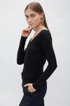 Polo Cuello V Skinny